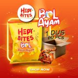 1 CARTON HEPI BITES BOL AYAM (diatas 100 carton, CALL)