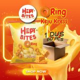 1 CARTON HEPI BITES O-RING KEJU (diatas 100 carton, CALL)