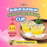 PAKET BUBUR SUMSUM SUSU RASA AYAM + CUP