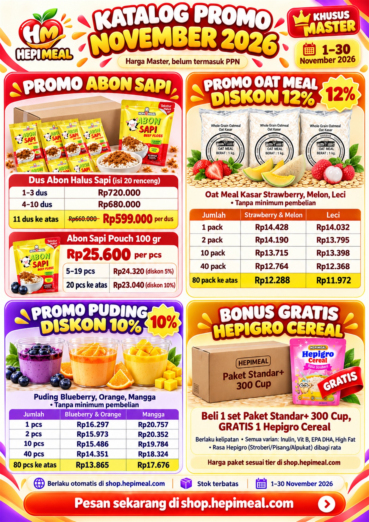 Katalog Promo November 2026 Khusus Master