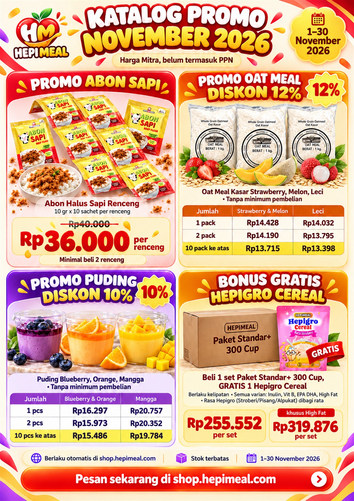 Katalog Promo November 2026 Harga Mitra